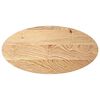 vidaXL Table Top 100x50x4 cm Solid Wood Oak Oval
