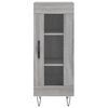vidaXL Highboard Grey Sonoma 34.5x34x180 cm Engineered Wood