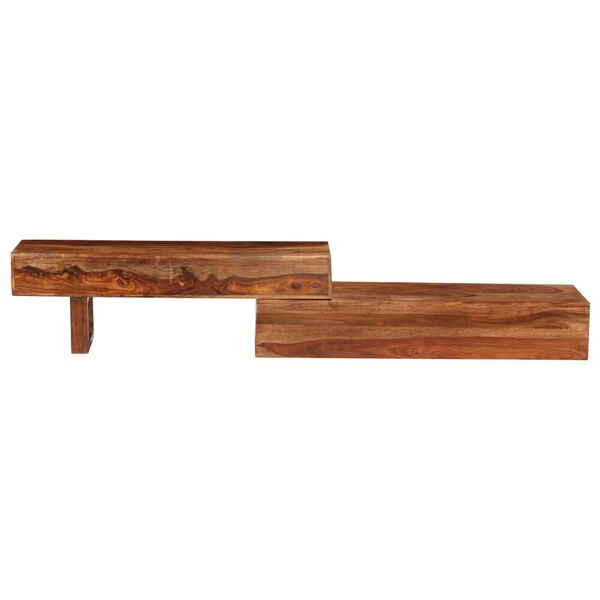 vidaXL TV Cabinet Brown 200x30x35 cm Solid Acacia Wood