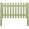 vidaXL Picket Fence Impregnated Pinewood 5.1 m 100 cm 6/9cm