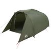 vidaXL Family Tent Tunnel 6-Person Olive Green Waterproof