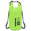vidaXL Dry Bag with Zipper Green 20 L PVC