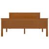 vidaXL Bed Frame without Mattress Honey Brown Solid Wood Pine 120x200cm