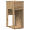 vidaXL Computer Tower Stand with Drawer Artisan Oak 30x44x74 cm