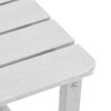 vidaXL Garden Lounge Furniture 3 pcs White 38 x 38 x 46cm Plastic