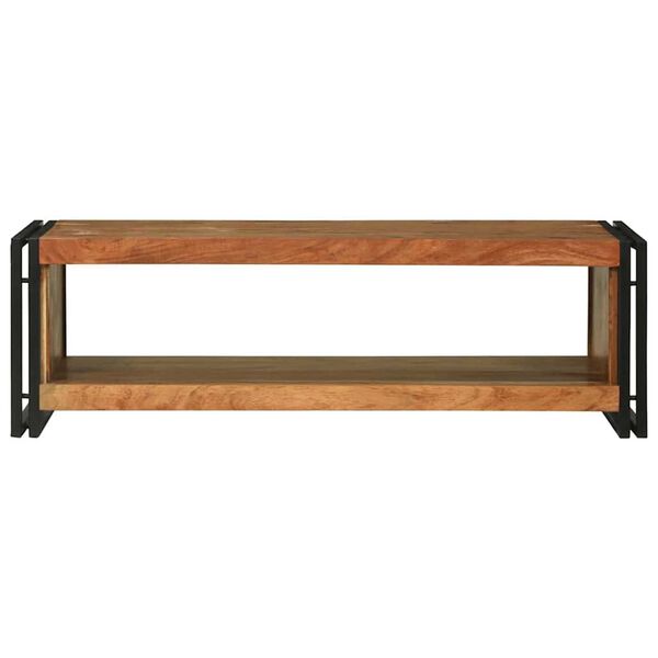 vidaXL Coffee Table Brown 120 x 50 x 38 cm Solid Acacia Wood