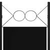 vidaXL 5-Panel Room Divider Black 200x180 cm