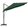 vidaXL Umbrella Green 351 x 250 x 260 cm Polyester and Aluminium