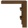 vidaXL Wall Bar Table Brown Oak 102x45x103.5 cm Engineered Wood