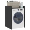 vidaXL Wash Machine Cabinet with Storage Black Oak 67.5 x 62 x 97 cm