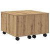 vidaXL Coffee Table Artisan Oak 60x60x38 cm Engineered Wood