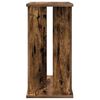 vidaXL End Table Smoked Oak 35 x 25 x 50 cm Engineered Wood
