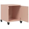vidaXL Bedside Cabinets 2 pcs Pink 36x39x43.5 cm Steel