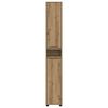 vidaXL Bathroom Cabinet Artisan Oak 30.5 x 30 x 195 cm Engineered Wood