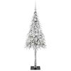 vidaXL Christmas Tree with 150 LEDs White 150 cm PE and Steel