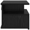 vidaXL Floating Nightstand with Drawer 2 pcs Black Oak 40 x 31 x 28 cm