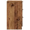 vidaXL Bedside Cabinets 2 pcs Old Wood 40x36x65 cm Engineered Wood