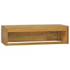 vidaXL Wall-mounted Bathroom Cabinet 110x45x30 cm Solid Wood Teak