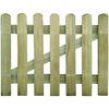 vidaXL Garden Gate Wood 100x80 cm