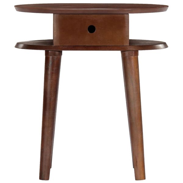 vidaXL Bedside Cabinet 50x35x55 cm Solid Acacia Wood