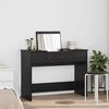 vidaXL Cosmetic Table with Drawer Black Oak 100 x 45 x76 cm