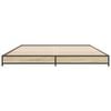 vidaXL Bed Frame without Mattress Sonoma Oak 120x200 cm