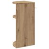 vidaXL End Table Artisan Oak 29.6 x 29.6 x 60 cm Engineered Wood