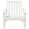 vidaXL Garden Adirondack Chair White 75x77x77 cm Solid Wood Pine