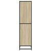 vidaXL Book Cabinet Sonoma Oak 40x35x139 cm Engineered Wood
