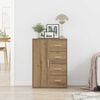 vidaXL Sideboard Artisan Oak 60 x 31 x 84 cm Engineered Wood