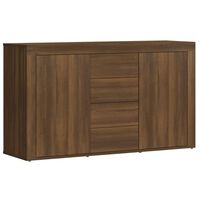 vidaXL Sideboard Brown Oak 120x36x69 cm Engineered Wood