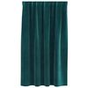 vidaXL Curtains with Curtains 2 pcs Dark green 140 x 140 cm Velvet