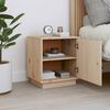 vidaXL Bedside Cabinet 40x34x45 cm Solid Wood Pine