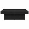 vidaXL Coffee Table Black Oak 90 x 90 x 28 cm Engineered Wood