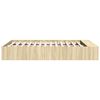 vidaXL Bed Frame without Mattress Sonoma Oak 140x190 cm