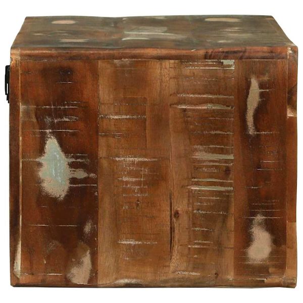 vidaXL TV Cabinet with Shelf Multicolour Solid Reclaim wood