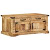 vidaXL Coffee Table with Drawer Brown 90 x 50 x 40 cm Solid Mango Wood