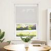vidaXL Pleated Blind Light Grey 70x100 cm Fabric Width 69.4 cm Polyester