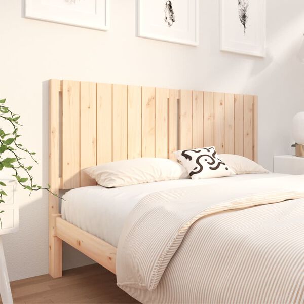 vidaXL Bed Headboard 165.5x4x100 cm Solid Wood Pine