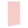 vidaXL Pleated Blind Pink 120x200 cm Fabric Width 119.4 cm Polyester