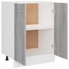 vidaXL Bottom Cabinet Lyon Grey Sonoma 60x46x81.5 cm Engineered Wood