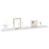 vidaXL Wall Shelves 4 pcs White 100x9x3 cm