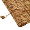 vidaXL Roller Blind Brown 120 x 160 cm Reed