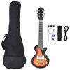 vidaXL Electric Guitar for Kids with Bag Brown and Black 3/4 30"