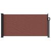 vidaXL Retractable Side Awning Brown 100x300 cm