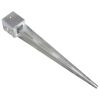 vidaXL Ground Spikes 6 pcs Silver 12x12x89 cm Galvanised Steel