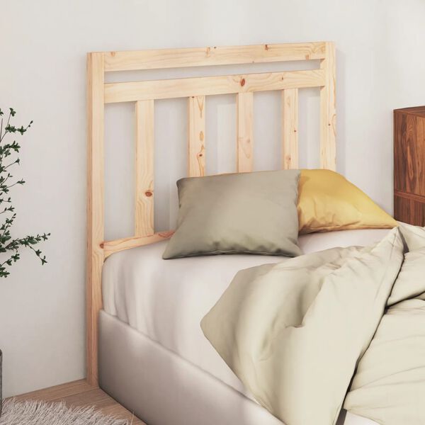 vidaXL Bed Headboard 81x4x100 cm Solid Wood Pine