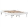 vidaXL Bed Frame without Mattress White 140x200 cm Solid Wood Pine