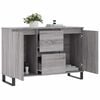 vidaXL Sideboard Grey Sonoma 101.5x35x70 cm Engineered Wood