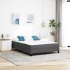 vidaXL Bed Mattress with Mattress Grey 140 x 190 cm Fabric